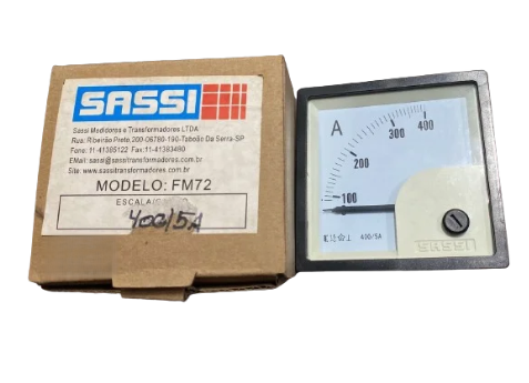 AMPERIMETRO 400/5A FM72 SASSI