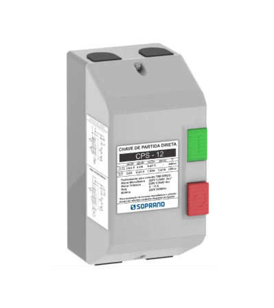 CHAVE PARTIDA SOPRANO 220V 4CV 9-13A