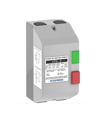 CHAVE PARTIDA SOPRANO 380V 2CV 2,5-4A