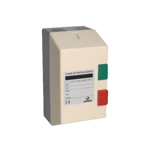 CHAVE PARTIDA SOPRANO 380V 5CV 6-9A