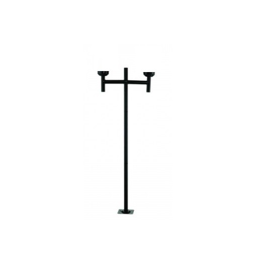 POSTE JARD S/G 2 GLOB 1,50M PT B10 DITAL