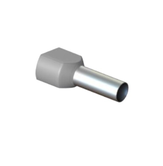 TERMINAL PRE ISOL TUB DUP  4MM CZ DECORL