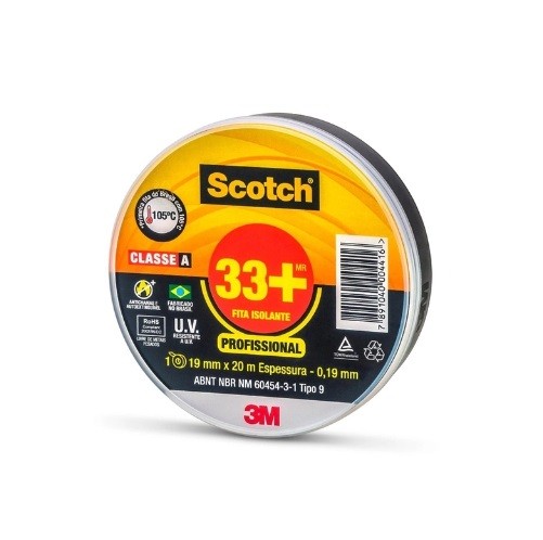 FITA ISOL 20MT PT 33+ SCOTCH 3M