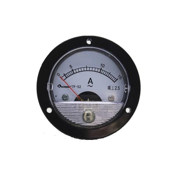 AMPERIMETRO ALTRONIC ANALOGICO QD 30A