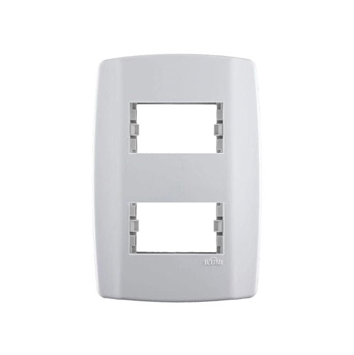 PLACA 4X2 2P SEPARADOS ILUMI