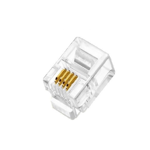 PLUG MODULAR RJ11 4X4 FOXLUX