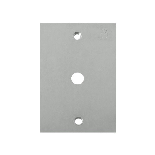 PLACA PISO 4X2 INOX C/FURO OLIVO 