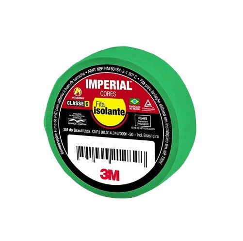 FITA ISOL 10MT VD IMPERIAL 3M
