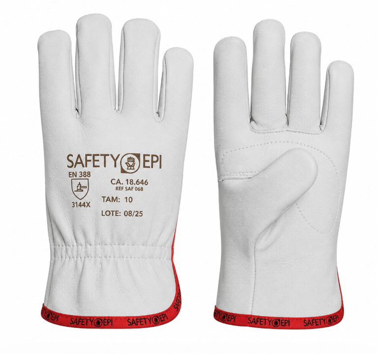 LUVA VAQUETA SAFETY