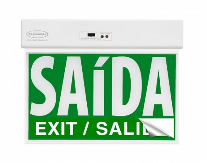 LUM EMERG SAIDA C/ADE DF SEGURIMAX