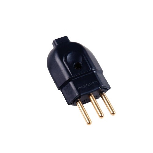 PLUG MACHO 20A 2P+T PT TRAMONTINA