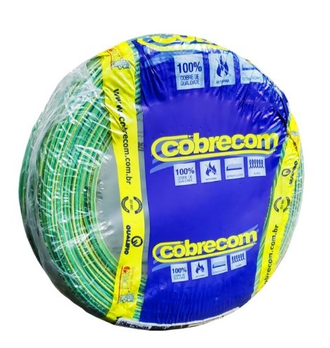 CABO FLEX   4,0MM 750V VD/AM COBRECOM