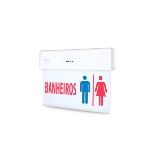 SINALIZACAO LUMINOSA P/BANHEIRO SEGURIMA