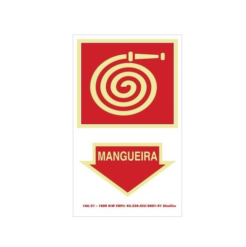 PLACA 20X30 MANGUEIRAS SINALIZE