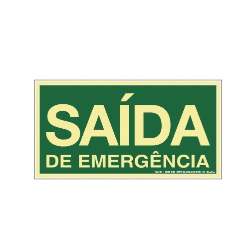 PLACA 20X30 S.EMERG SINALIZE