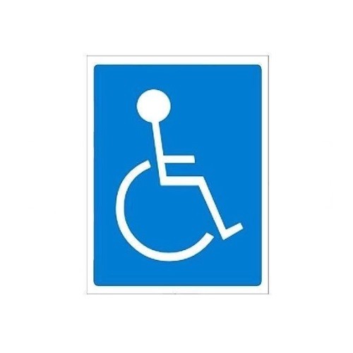 PLACA 15X20 DEFICIENTE FISICO SINALIZE