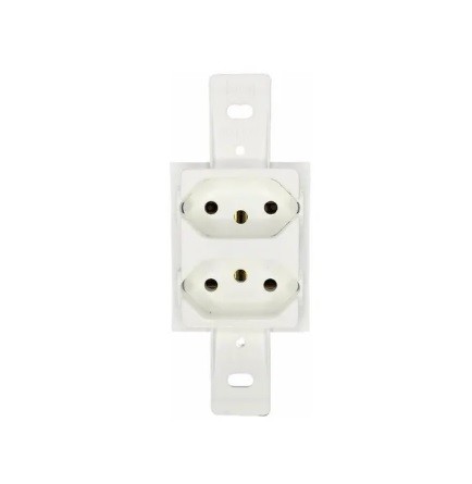 TOMADA S/PL 2P+T 10A BR DUP WEG