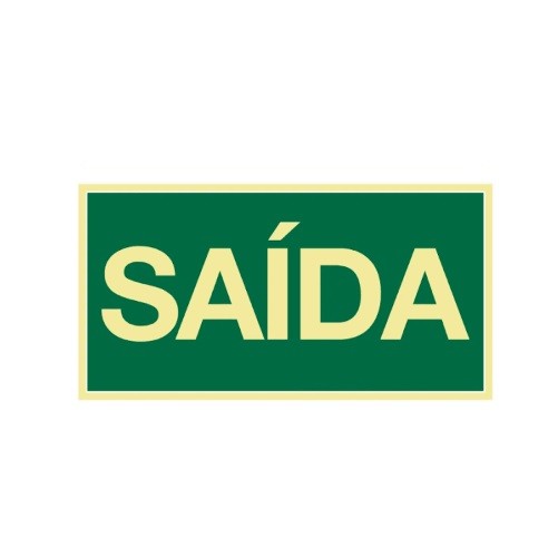 PLACA 20X30 SAIDA SINALIZE
