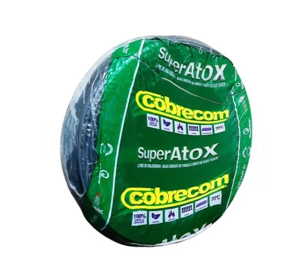 CABO SUPERATOX  2,5MM PT COBRECOM