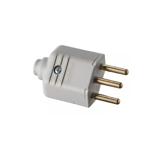 PLUG MACHO 10A 2P+T CZ EXATRON