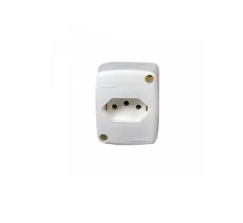 TOMADA EXT 2P+T 10A BR ENERBRAS