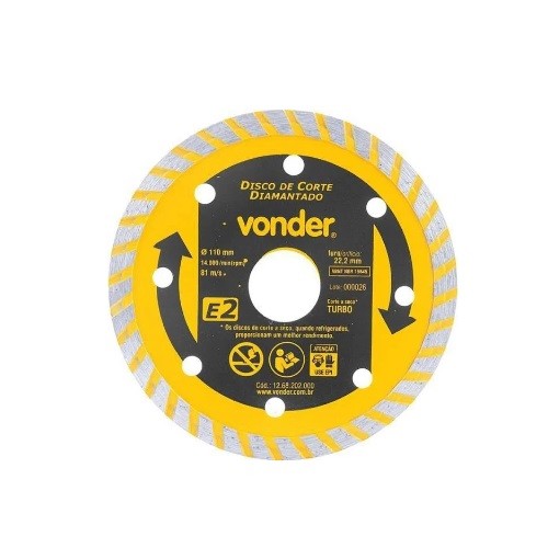 DISCO DIAM MARM/GRANITO 110MM E2 VONDER