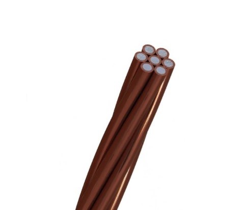 CABO NU  50MM 7 FIOS DE ACO COBREADO 