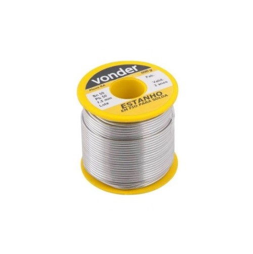 SOLDA EM FIO 1MM 40/60 CAR 500G VONDER