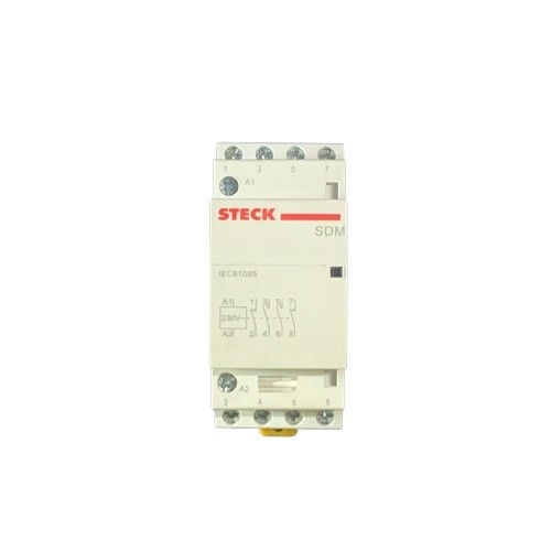 CONTATOR STECK 230V  25A 0NA 4NF 400V MD