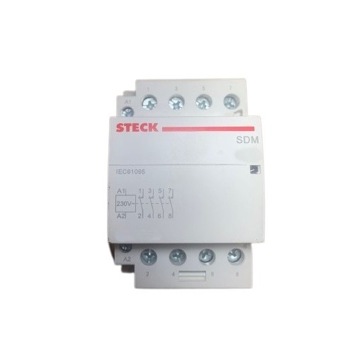 CONTATOR STECK 230V  63A 0NA 4NF 400V MD