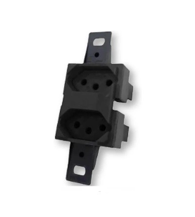 TOMADA S/PL 2P+T 10A PT DUP WEG