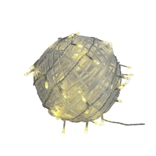 BOLA EMARANHADA 30 CM 80 LEDS 3.0K 220V