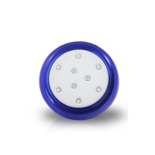 LUM LED PISCINA 80MM    9W 12V RGB AZ PE
