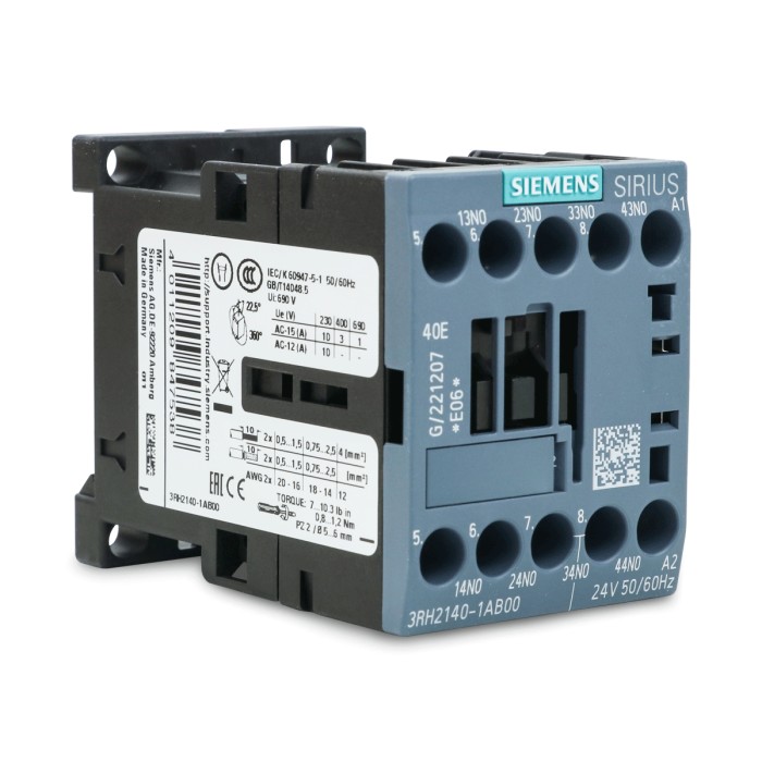 CONTATOR SIEMENS AUX 4NA 220VCA 3RH2140