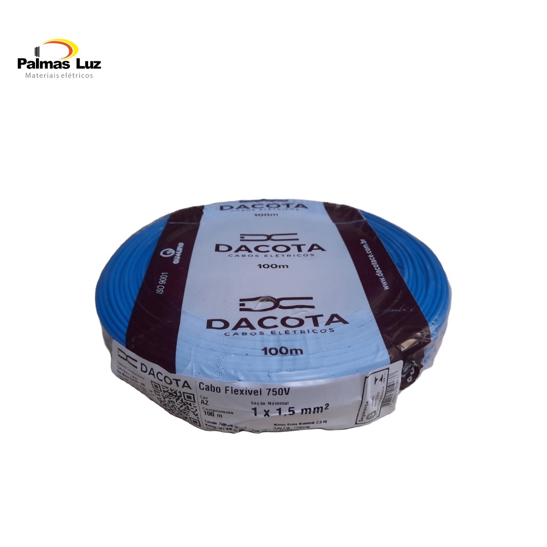 CABO FLEX   1,5MM 750V AZ DACOTA