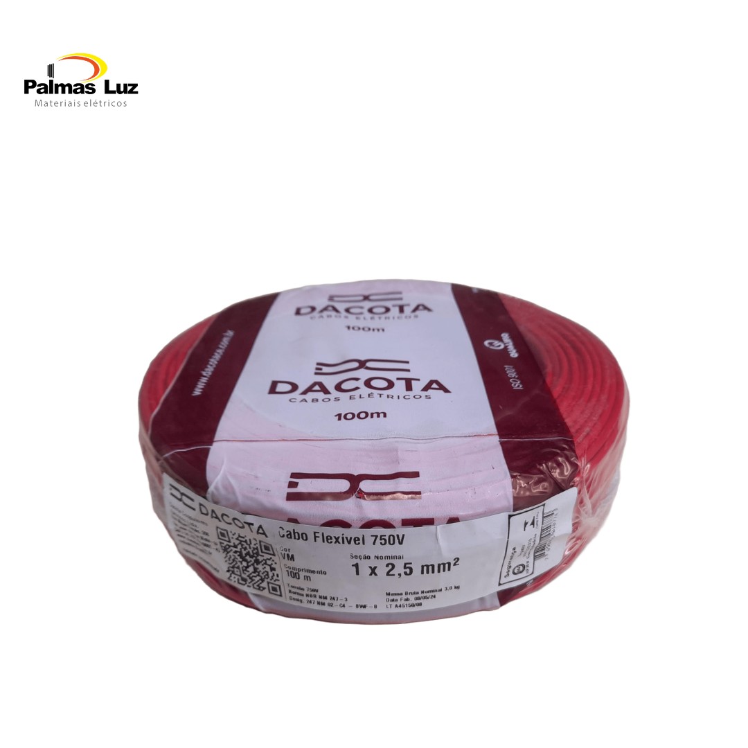 CABO FLEX   2,5MM 750V VM DACOTA