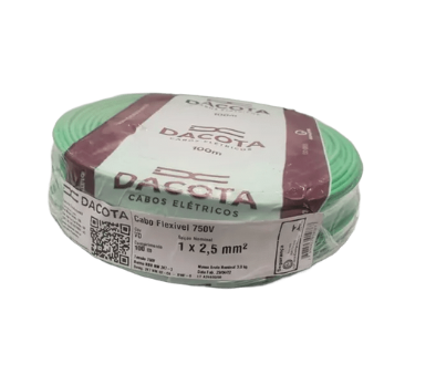CABO FLEX   2,5MM 750V VD DACOTA