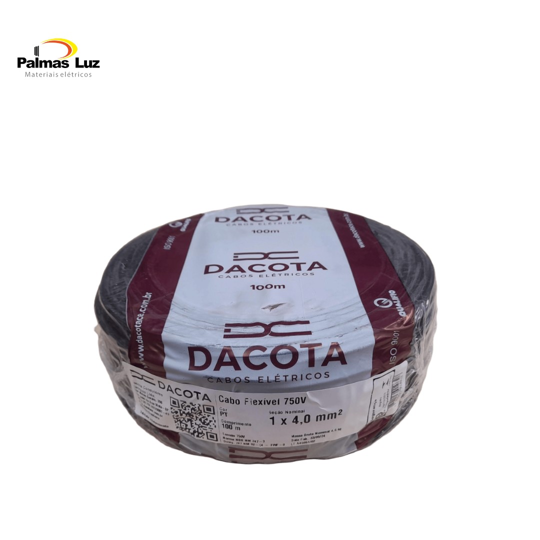 CABO FLEX   4,0MM 750V PT DACOTA
