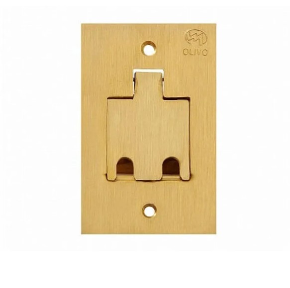 PLACA PISO 4X2 LATAO C/2TOM RJ45 ESCOV