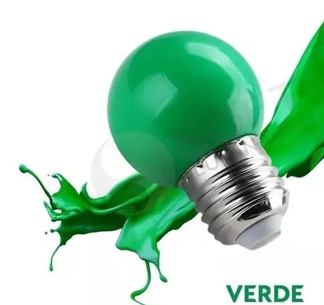 LAMP BOLINHA LED 1,5W 220V VD GALAXY