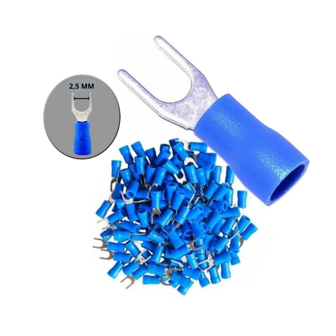 TERMINAL PRE ISOL GARF  2,5MM AZ ROHDINA