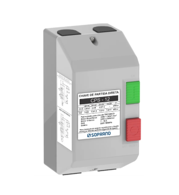 CHAVE PARTIDA SOPRANO 220V 3CV 7-10A