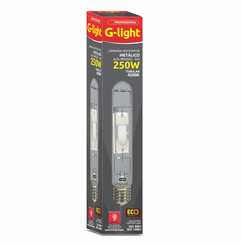 LAMP V METAL BR  250W E40 4.2K G-LIGHT