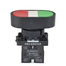 BOTAO DUPLO SINAL 1NA+1NF S/LED SIBRATEC