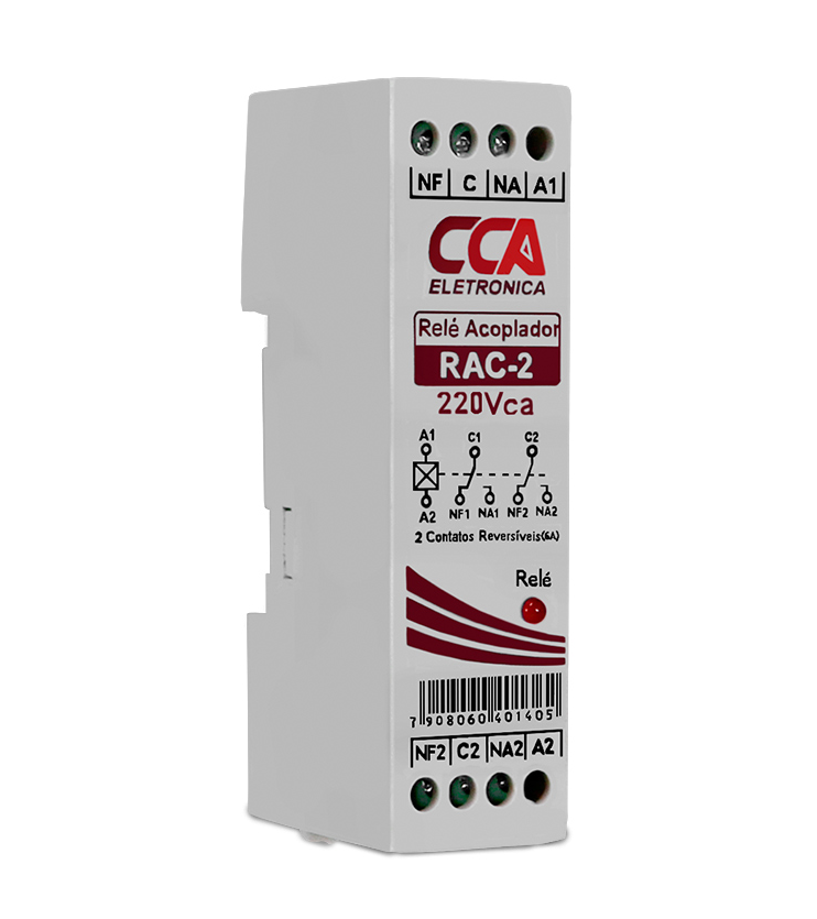 RELE ACOPLADOR 220V RAC2 SIBRATEC