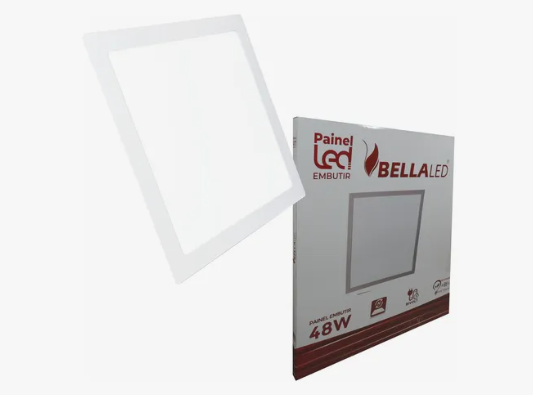 PAINEL LED EMB QD 48W 6.5K  BELLA LED