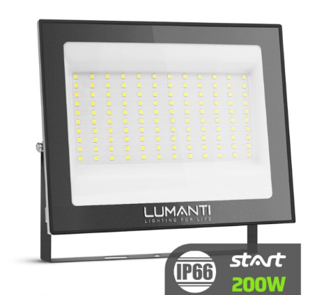 REFLETOR LED  200W 3.0K PT START LUMANTI