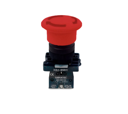 BOTAO EMERGENCIA C/TRAVA GIRAR 1NF SIBRA