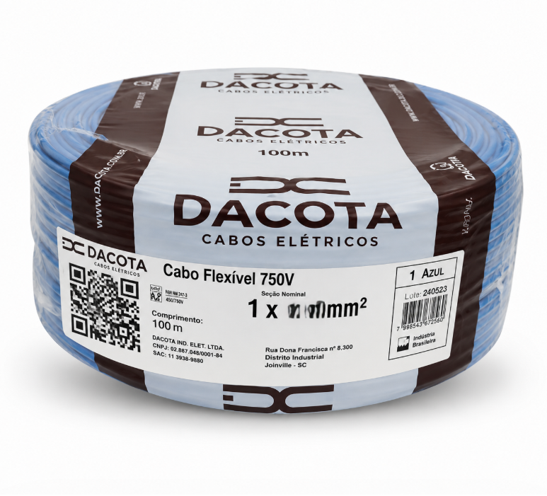 CABO FLEX  10MM 750V AZ DACOTA