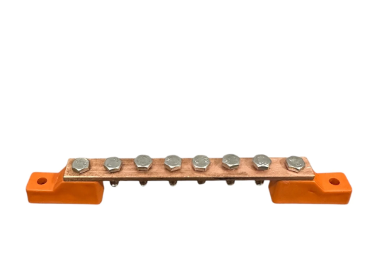 BARRAMENTO NEUTRO/TERRA 1/2X1/8  6 FUROS